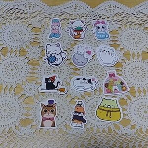 Cat Stickers For crafting, scrapbooks, etc